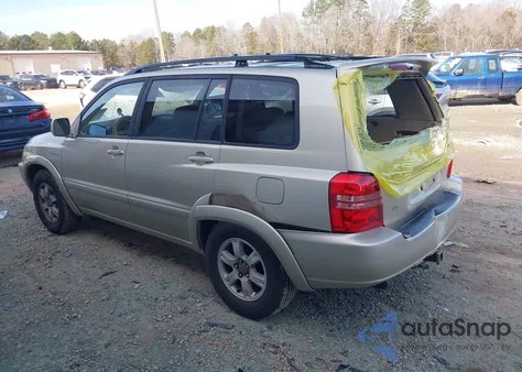 2002 Toyota Highlander Limited V6 z USA, uszkodzony, nr VIN JTEGF21A620032756